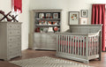 Jackson 4 In 1 Convertible Crib Ash Gray Gray Solid Wood