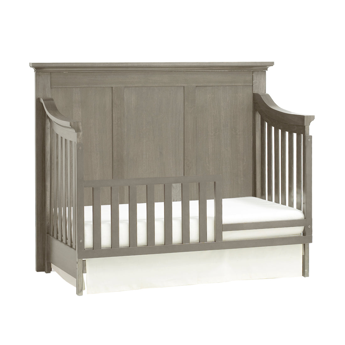 Jackson 4 In 1 Convertible Crib Ash Gray Gray Solid Wood