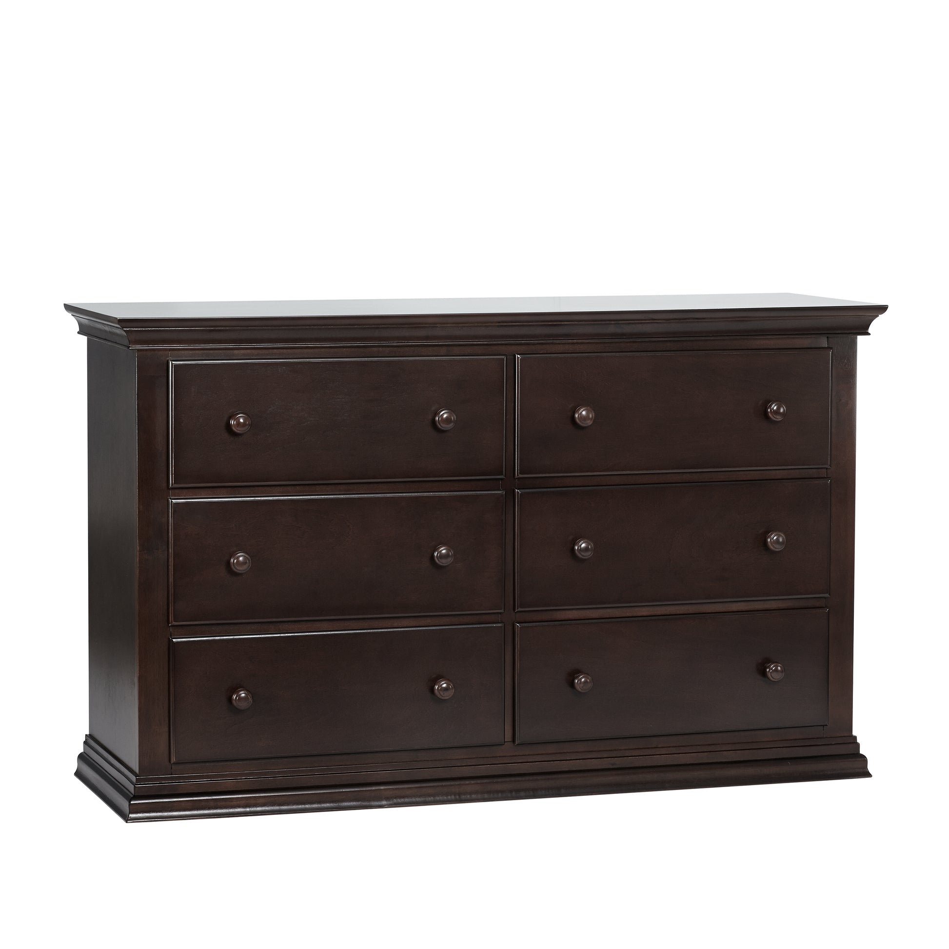 Universal 6 Drawer Dresser Espresso Espresso Solid Wood