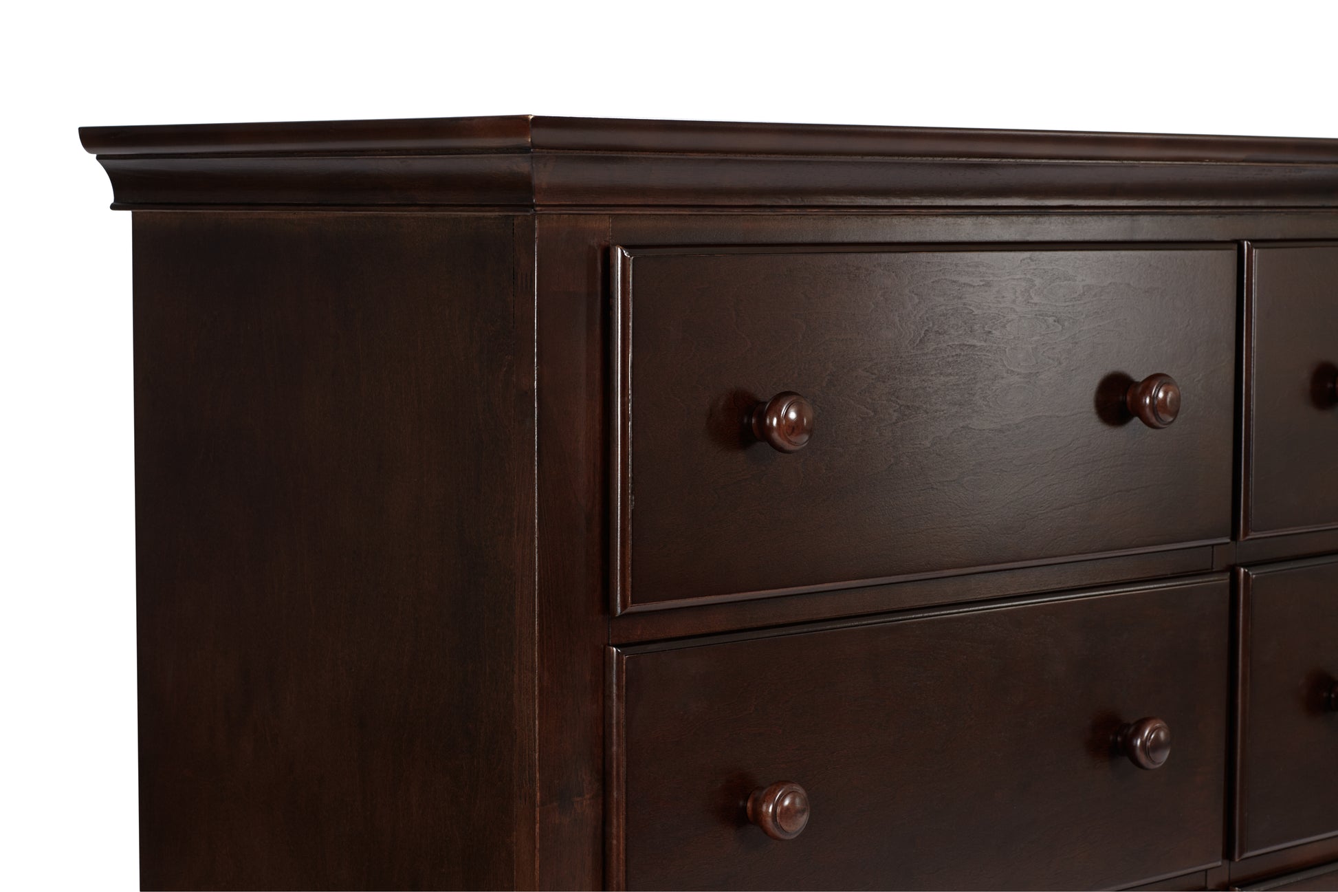 Universal 6 Drawer Dresser Espresso Espresso Solid Wood