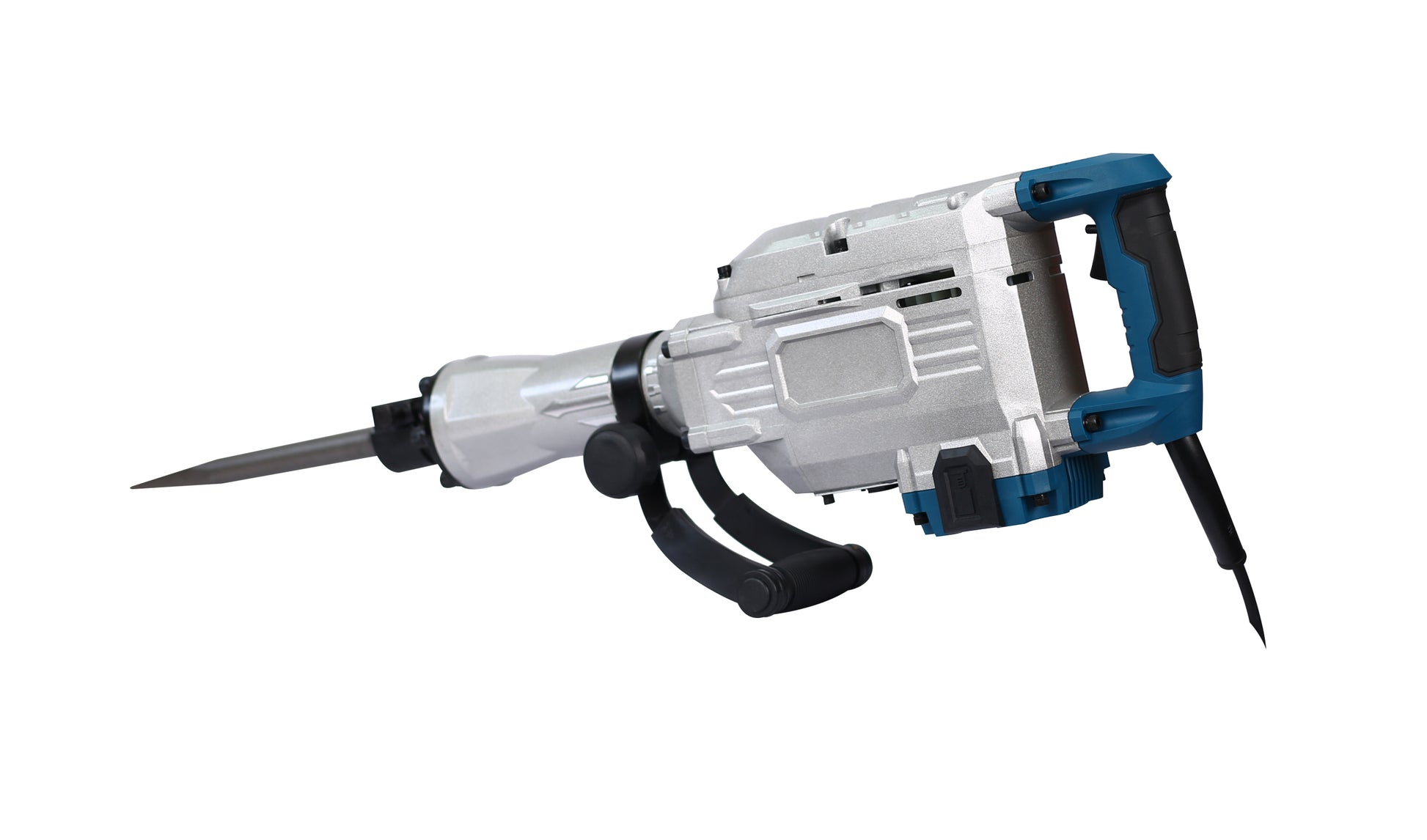 1700W 1850 Bpm Electric Demolition Jack Hammer 1 1 8 Inch Sds Hex Heavy Duty Concrete Pavement Breaker Drills Kit Silver Aluminium