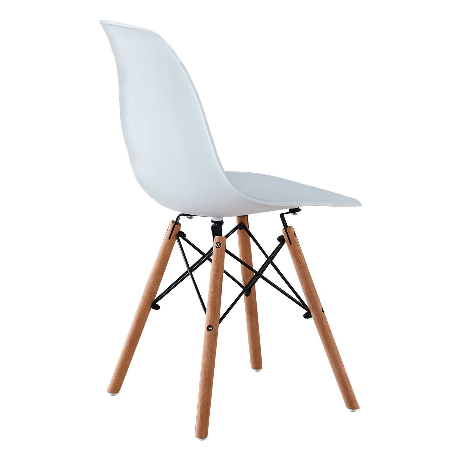 Dining Room,Living Room Chair,Set Of 2,White White Plastic