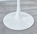 1 4,5Pieces Table And Chair,White Dining Sets,Kitchen Sets,Coffee Sets,Mdf Table And Fabric Chair White Metal