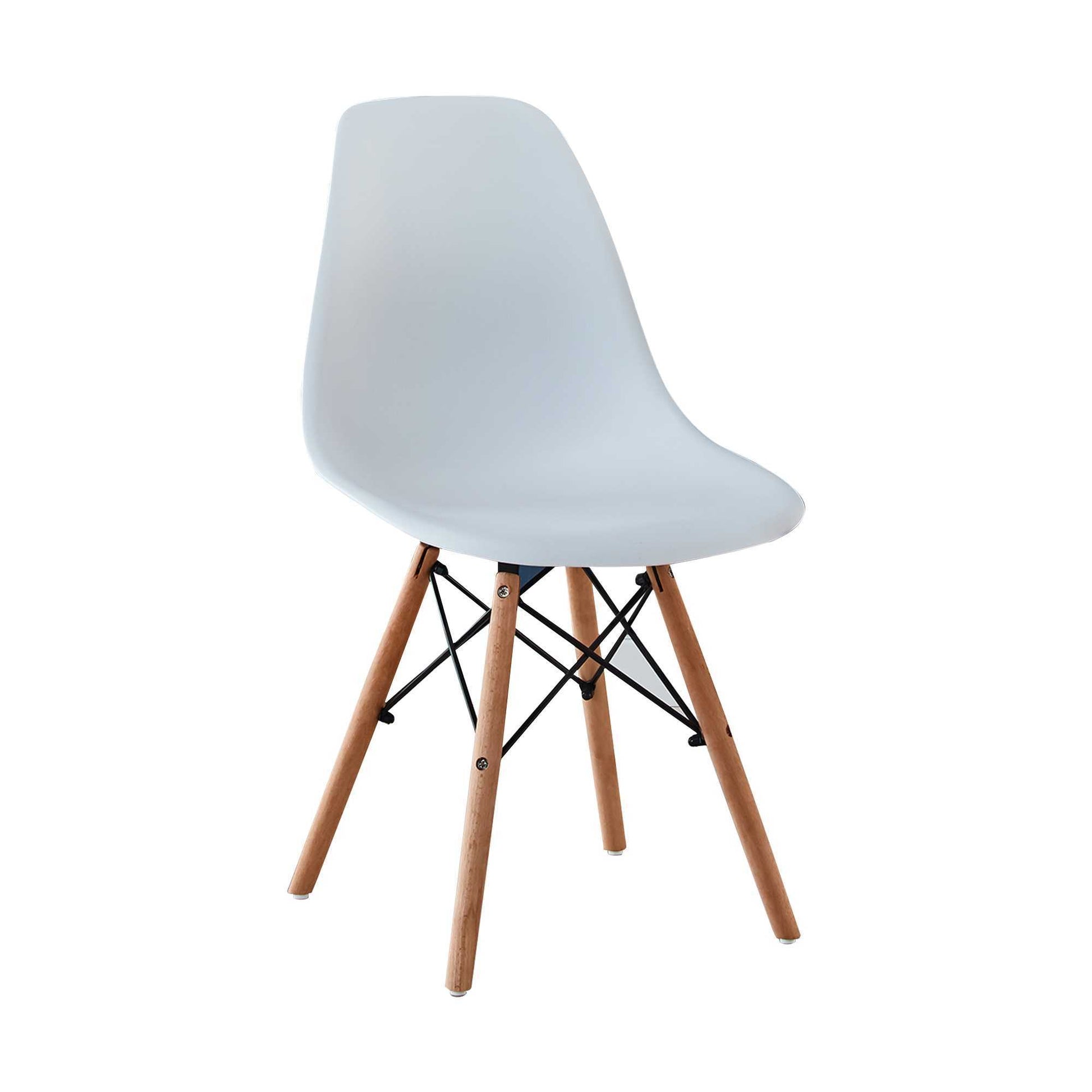 Dining Room,Living Room Chair,Set Of 2,White White Plastic