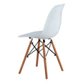 Dining Room,Living Room Chair,Set Of 2,White White Plastic