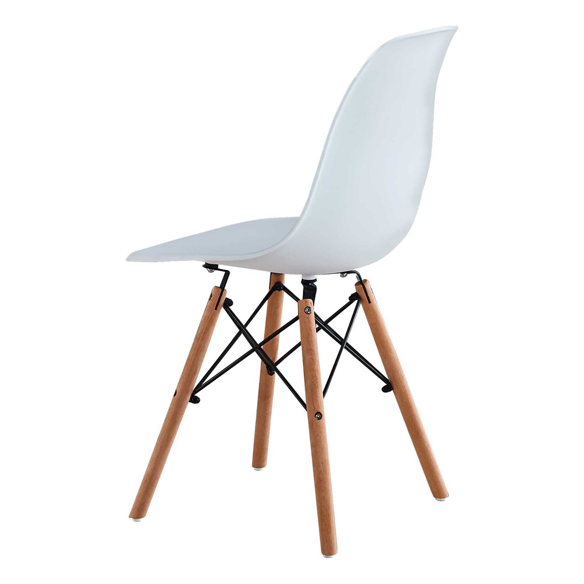 Dining Room,Living Room Chair,Set Of 2,White White Plastic