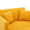Coolmore Fashionable And Classic Style Chaise Lounge Chair Accent Chair For Living Room, Bedroom Mustard Teddy Mustard Teddy Foam Teddy