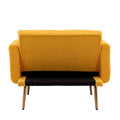 Coolmore Fashionable And Classic Style Chaise Lounge Chair Accent Chair For Living Room, Bedroom Mustard Teddy Mustard Teddy Foam Teddy