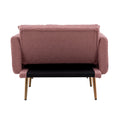 Coolmore Fashionable And Classic Style Chaise Lounge Chair Accent Chair For Living Room, Bedroom Brush Pink Teddy Brush Pink Teddy Foam Teddy