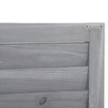 Wooden Garden Shed 3 Tier Patio Storage Cabinet Outdoor Organizer Wooden Lockers With Fir Wood Gray Wood Color Shutter Design Gray Water Resistant Frame Garden & Outdoor Casual Wood Solid Wood