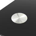 Dining Table, Safety And Easy To Clean,Multi Function Table For Dining And Living Room Black Glass