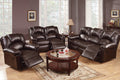 Motion Recliner Chair 1Pc Glider Couch Living Room Furniture Brown Bonded Leather Brown Primary Living Space Contemporary Recliners Solid Back Bonded Leather