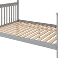 Twin Over Full Bunk Bed With Trundle And Staircase,Gray Twin Gray Pine