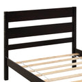 Twin Bed With Headboard And Footboard,Espresso Twin Espresso Pine