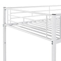 Twin Over Twin Metal Bunk Bed White Old Sku: Mf189201Kaa White Metal Metal