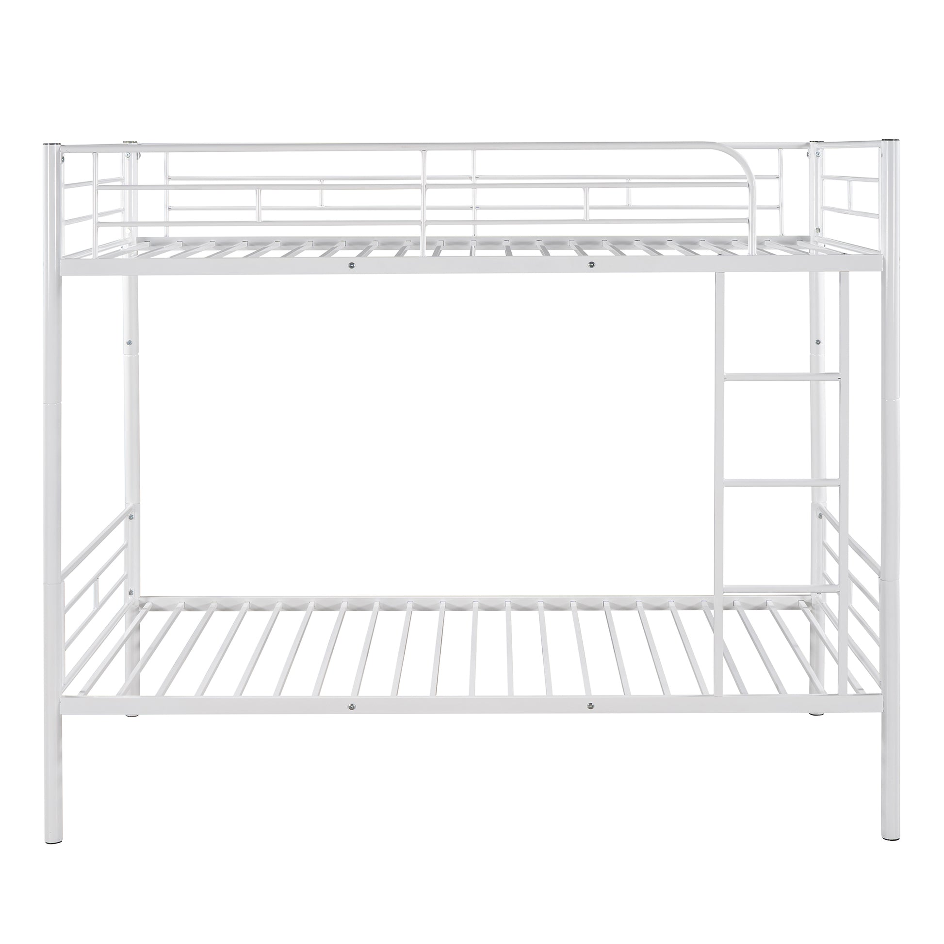 Twin Over Twin Metal Bunk Bed White Old Sku: Mf189201Kaa White Metal Metal