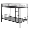 Twin Over Twin Metal Bunk Bed Black Old Sku: Mf189201Baa Black Metal Metal