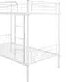 Twin Over Twin Metal Bunk Bed White Old Sku: Mf189201Kaa White Metal Metal