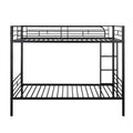 Twin Over Twin Metal Bunk Bed Black Old Sku: Mf189201Baa Black Metal Metal