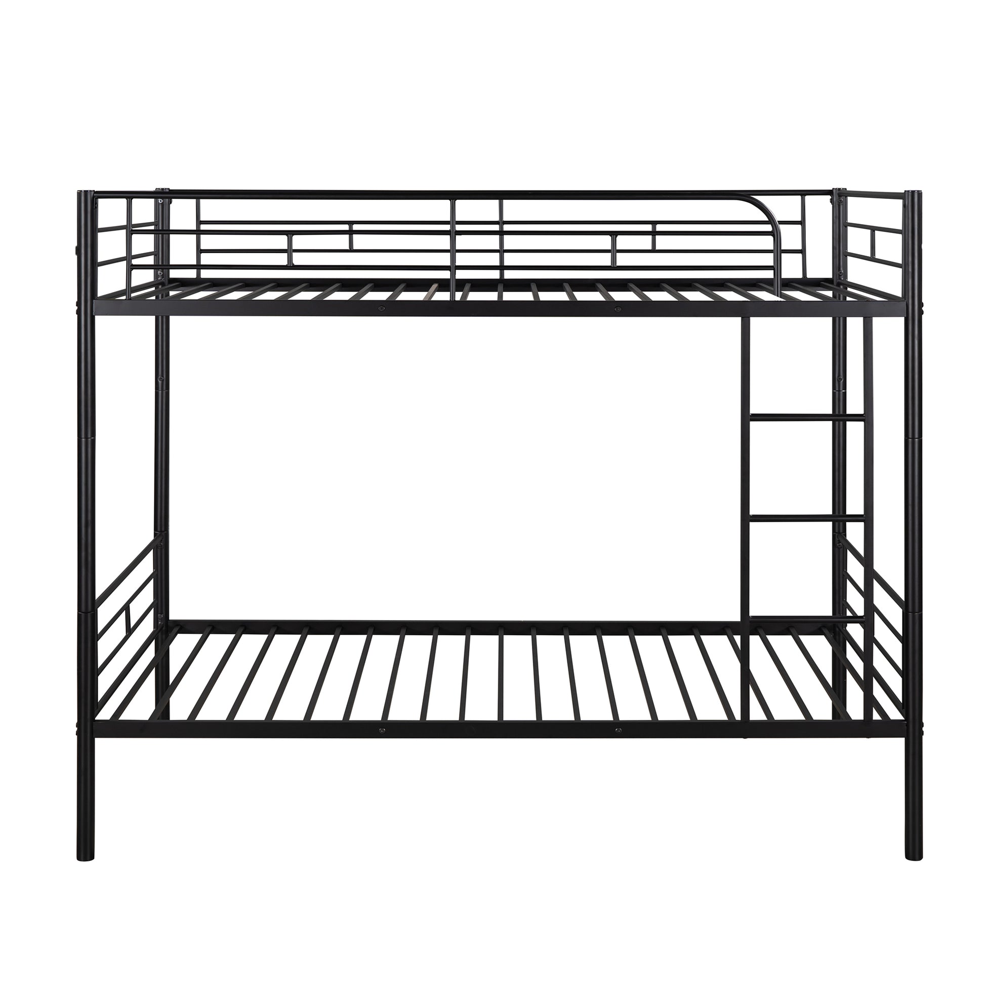 Twin Over Twin Metal Bunk Bed Black Old Sku: Mf189201Baa Black Metal Metal