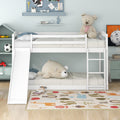 Twin Over Twin Bunk Bed With Convertible Slide And Ladderwhite Old Sku:Wf281725Aak White Pine