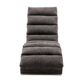 Coolmore Linen Massage Chaise Lounge Indoor With Remote Control,Ergonomic Electric Massage Long Lounger With 5 Modes For Office, Living Room,Bedroom Dark Gray Dark Gray Foam Linen