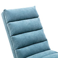 Coolmore Linen Massage Chaise Lounge Indoor With Remote Control,Ergonomic Electric Massage Long Lounger With 5 Modes For Office, Living Room,Bedroom Blue Blue Foam Linen