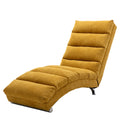 Coolmore Linen Massage Chaise Lounge Indoor With Remote Control,Ergonomic Electric Massage Long Lounger With 5 Modes For Office, Living Room,Bedroom Mustard Mustard Foam Linen