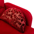 Coolmore Modern Velvet Loveseat Sofacomfy Upholstered 2 Seater Sofa With Gold Metal Legs, Small Loveseat Accent Couch For Living Bedroom Leisure Areas Red Velvet Red Foam Polyester 2 Seat