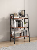 Dn 3 Layer Display Bookshelf H Ladder Shelf Storage Shelves Rack Shelf Unit Metal Frame, Tigger, 1 Pc Per Carton Tiger Mdf