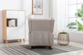 Coolmore Living Room Comfortable Rocking Chair Accent Chair Beige Polyester