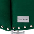 Coomoreleisure Concubine Sofa With Acrylic Feet Emerald Velvet