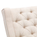 Coolmore Living Room Comfortable Rocking Chair Accent Chair Beige Polyester