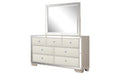 Madison Upholstery Dresser Made With Wood In Beige Color Beige Drawer 5 Drawers & Above Bedroom Contemporary,Modern Solid Wood Mdf Wood