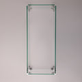 Rectangular Glass Wind Guard For Fire Pit W85335465 Transparent Glass