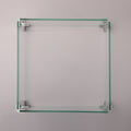 Glass Wind Gurad Square Glass Windshield For Square Fire Table Transparent Glass