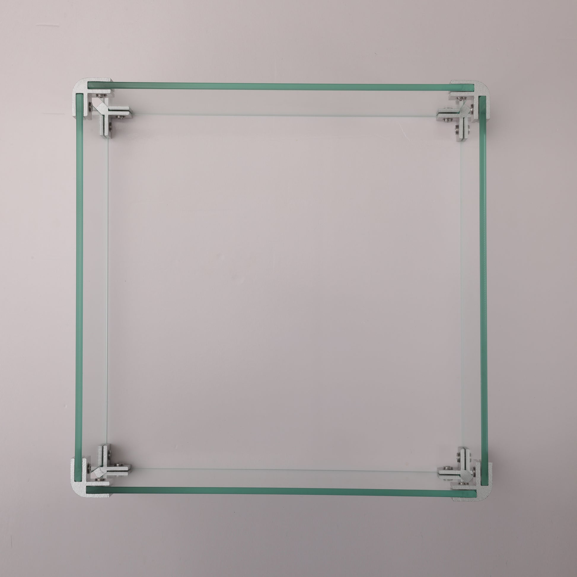 Glass Wind Gurad Square Glass Windshield For Square Fire Table Transparent Glass