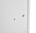 Home Bathroom Shelf Over The Toilet, Bathroom Spacesaver, Bathroom Storage Cabinet Organizer,White Matte White Mdf Mdf