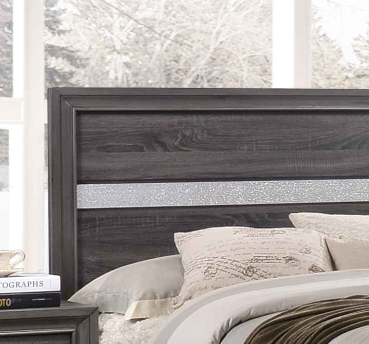 Matrix Traditional Style Full Size Storage Bed Made With Wood In Gray Box Spring Not Required Full Gray Wood Bedroom Traditional Solid Wood Mdf Wood