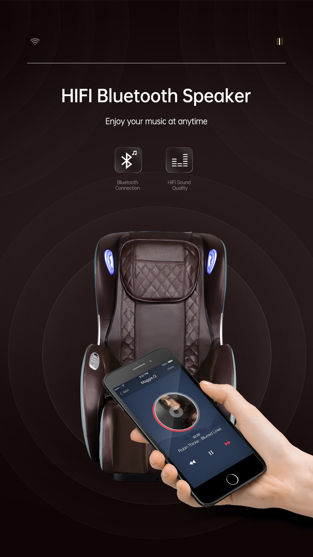 Massage Chairs Sl Track Full Body And Recliner, Shiatsu Recliner, Massage Chair With Bluetooth Speaker Green Green Pu