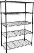 Simple Deluxe Heavy Duty 5 Shelf Shelving Unit, 29