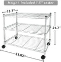 Simple Deluxe Heavy Duty 3 Shelf Shelving Unit, 24