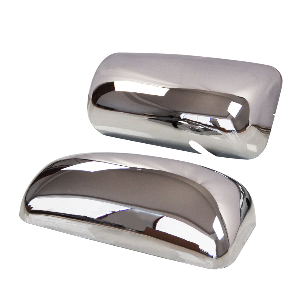 Leavan Chrome Door Mirror Covers Pair Fit Kenworth T270 T370 T600 T660 T800 Lh&Rh Side Chrome Abs