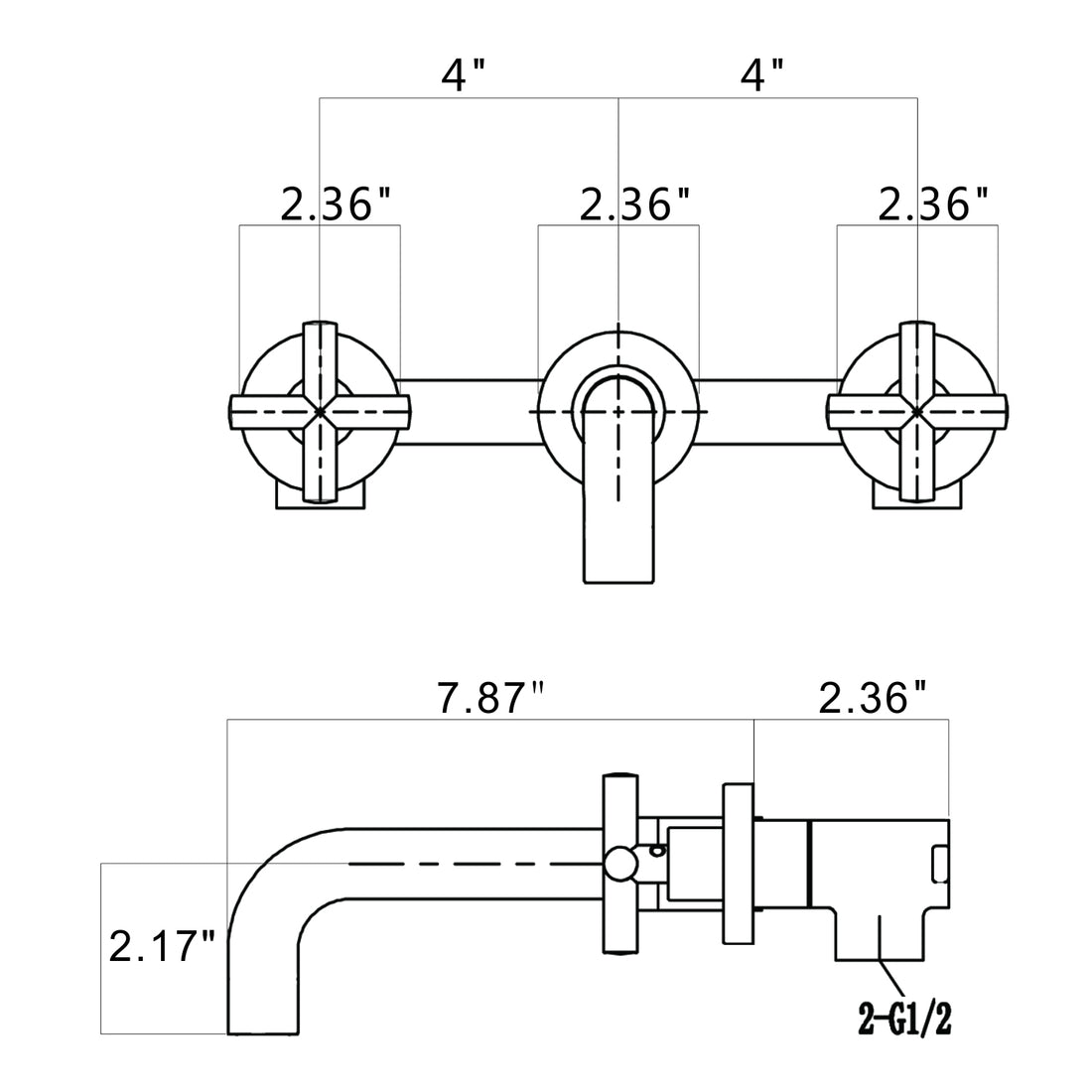 Bathroom Faucet Wall Mounted Bathroom Sink Faucet Gold Brass