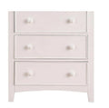 Contemporary White 1Pc Chest Of Drawers Plywood Pine Veneer Bedroom Furniture White White Drawer 5 Drawers & Above Bedroom Classic,Contemporary Rubberwood White Plywood