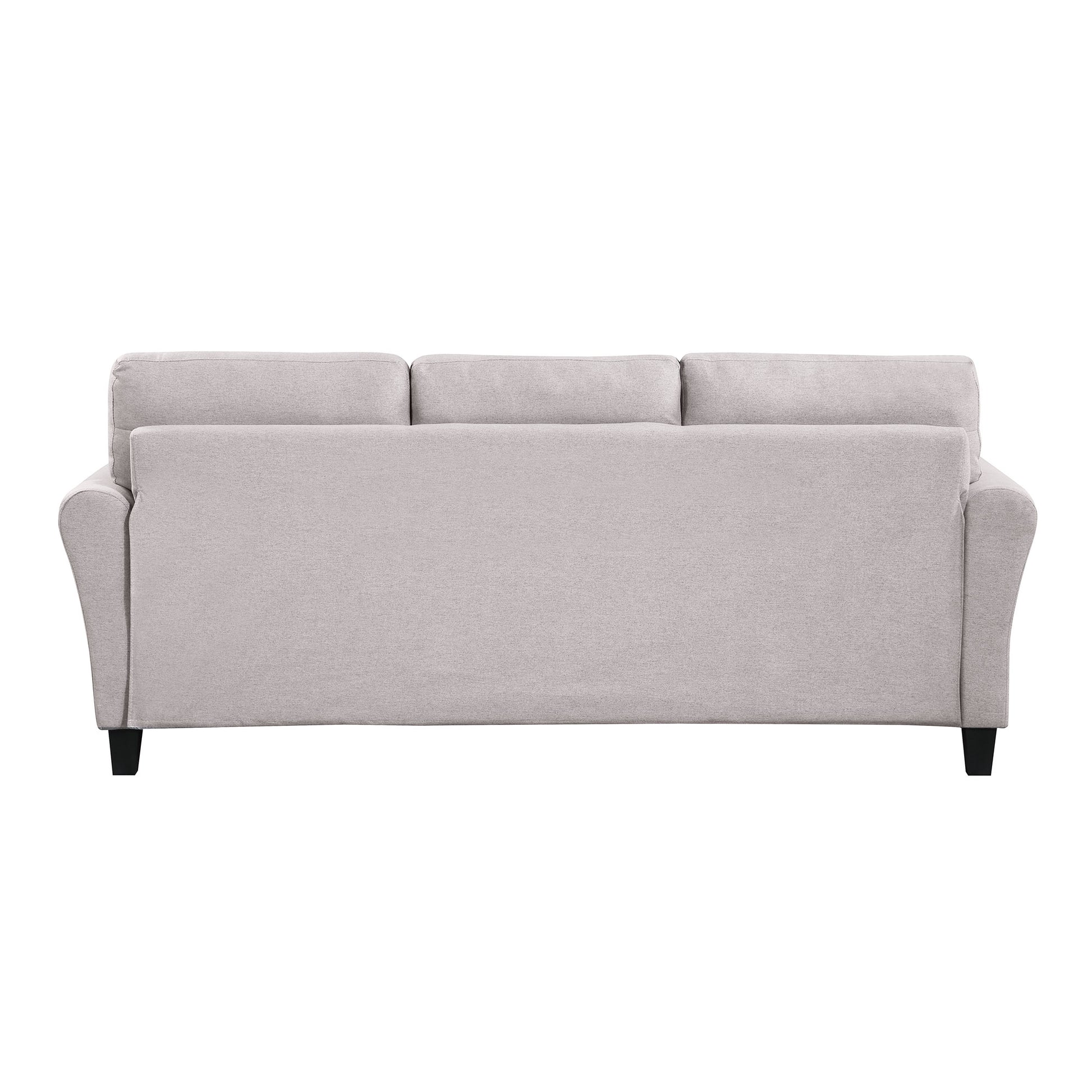 79.9" Modern Living Room Sofa Linen Upholstered Couch Furniture For Home Or Office ,Light Grey, 3 Seat,Old Sku:Wf288519Aar Light Grey Foam Linen 3 Seat