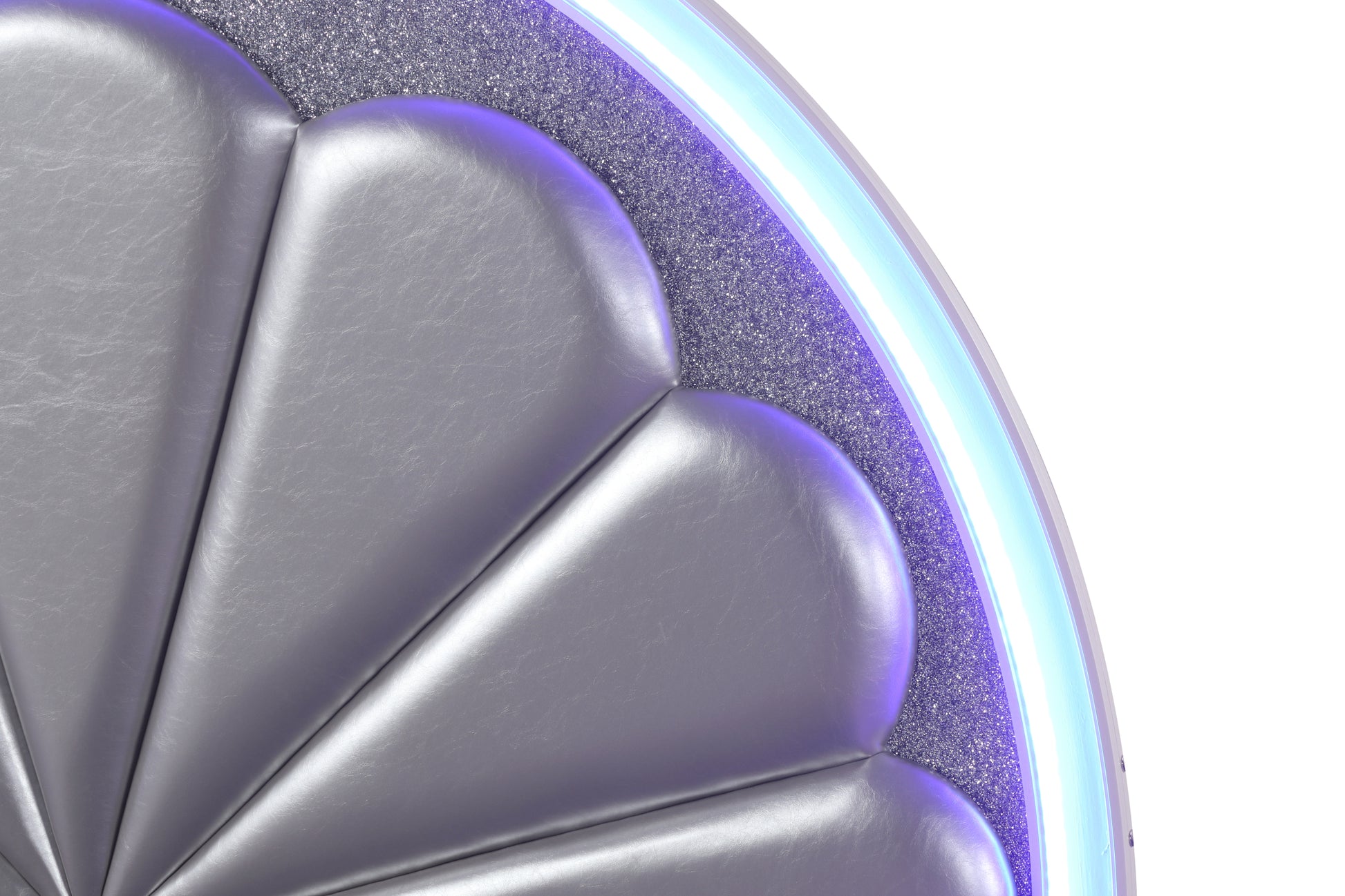 Perla King 5 Pc Led Bedroom Set Made With Wood In Milky White Box Spring Not Required King White Wood 5 Piece Set Bedroom Bed Included,Chest Included,Dresser Included,Mirror Included,Nightstand Included Contemporary,Modern Wood Built In Lighting Solid