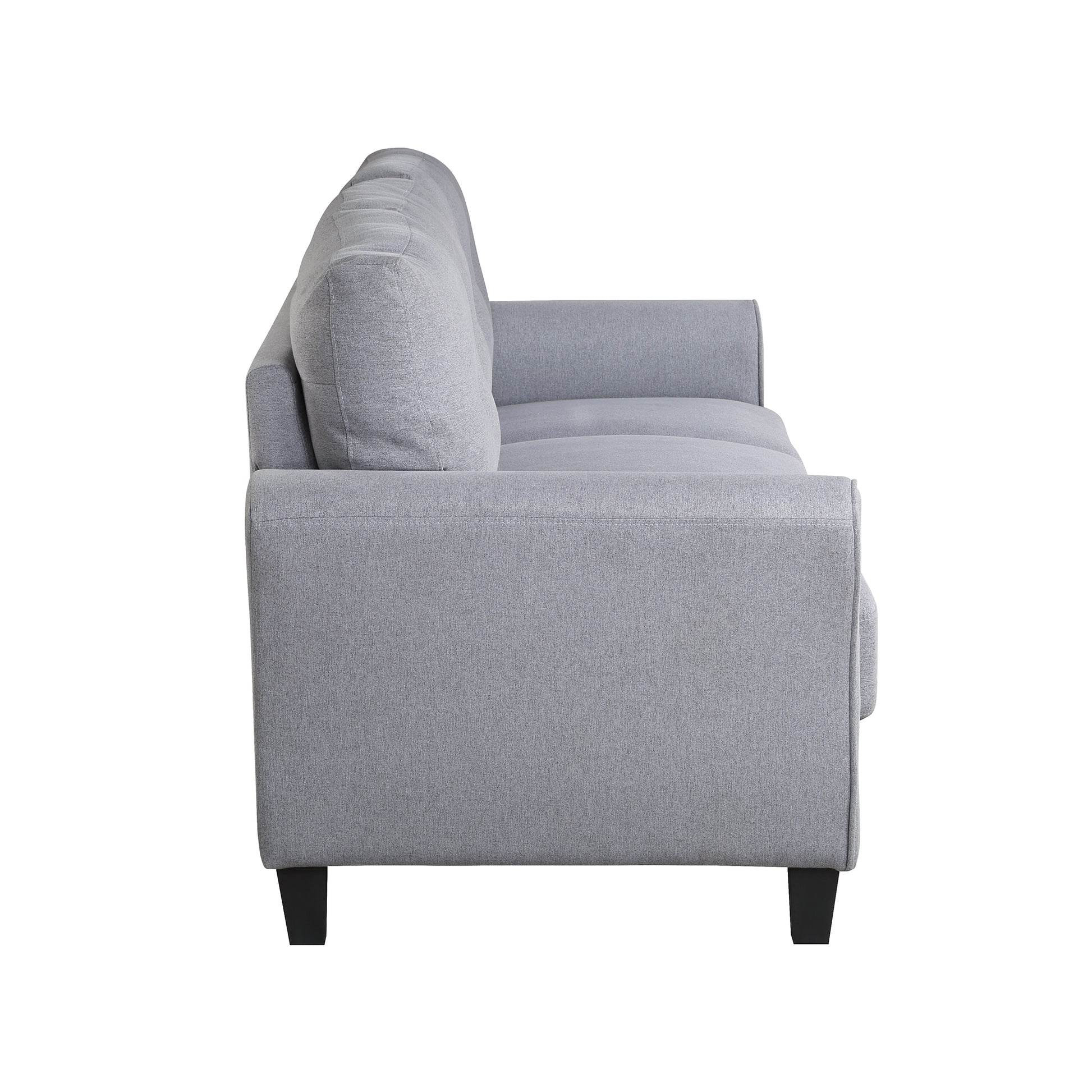 79.9" Modern Living Room Sofa Linen Upholstered Couch Furniture For Home Or Office ,Light Grey*Blue, 3 Seat,Old Sku:Wf288519Aac Light Grey Blue Foam Linen 3 Seat