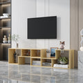 Double L Shaped Oak Tv Stand,Display Shelf ,Bookcase For Home Furniture,Oak Oak Particle Board