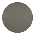 5 Piece Round Dining Table And Chair Set With Special Shaped Legs And An Exquisitely Designed Hollow Chair Back For Dining Room Gray Gray Mdf